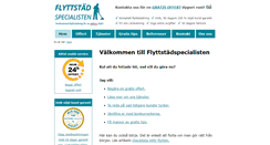 Desktop Screenshot of flyttstadspecialisten.com