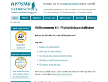 Tablet Screenshot of flyttstadspecialisten.com